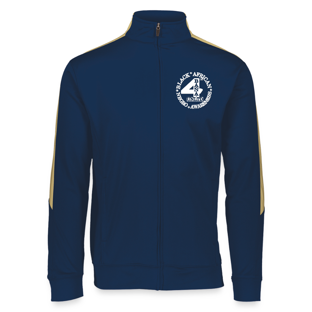 4 Banau W1 Unisex 2.0 Medalist Jacket - navy/vegas gold