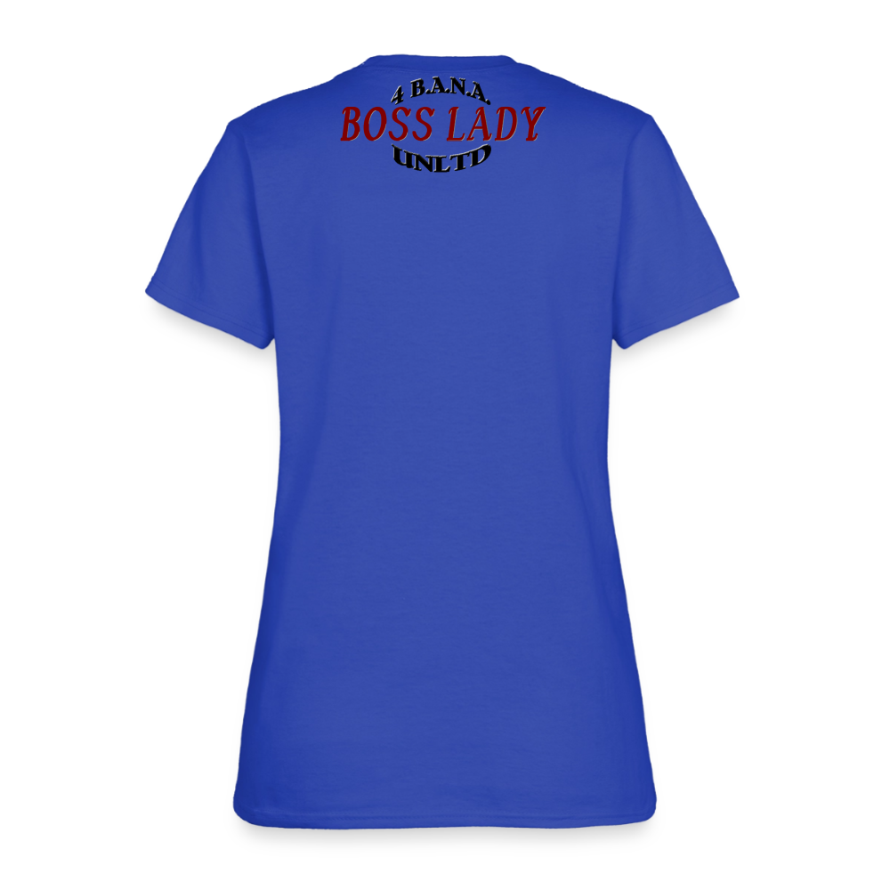 4BR Boss Lady Women's T-Shirt - royal blue