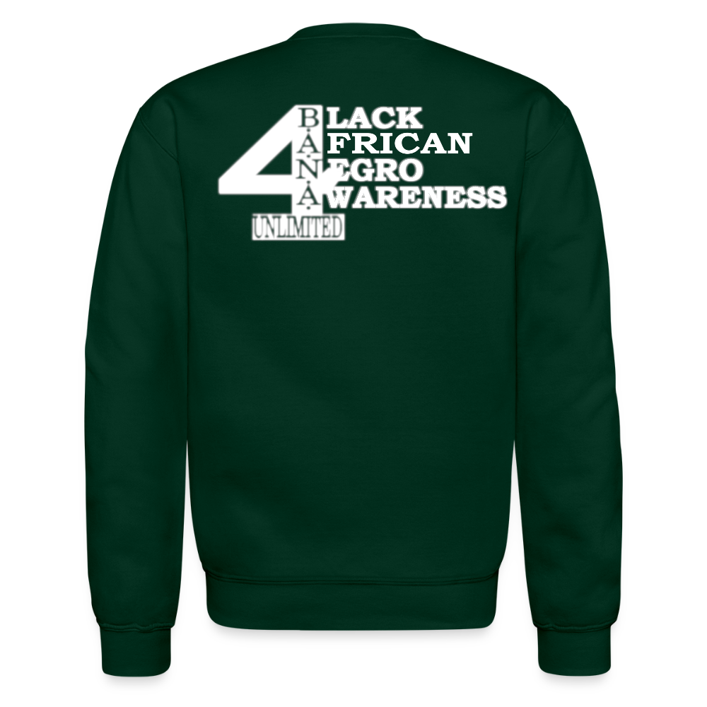 4 Banau W1 Unisex Crewneck Sweatshirt - forest green