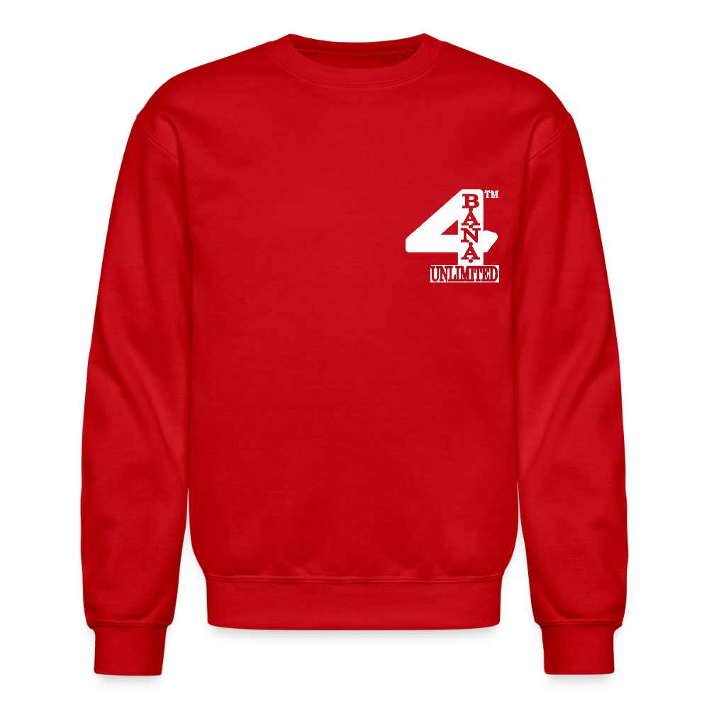 4 Banau W1 Unisex Crewneck Sweatshirt - red