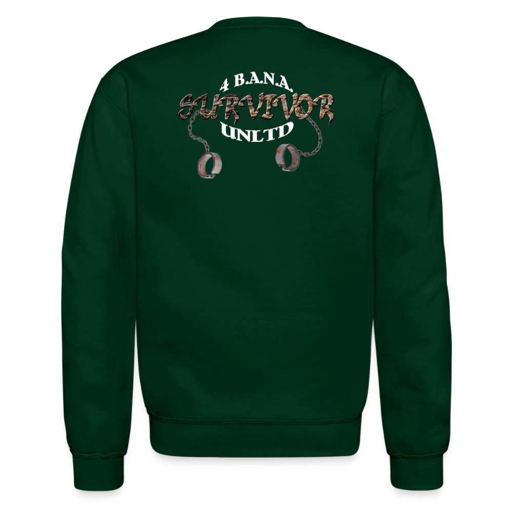 4 Banau Survivor W Crewneck Sweatshirt - forest green