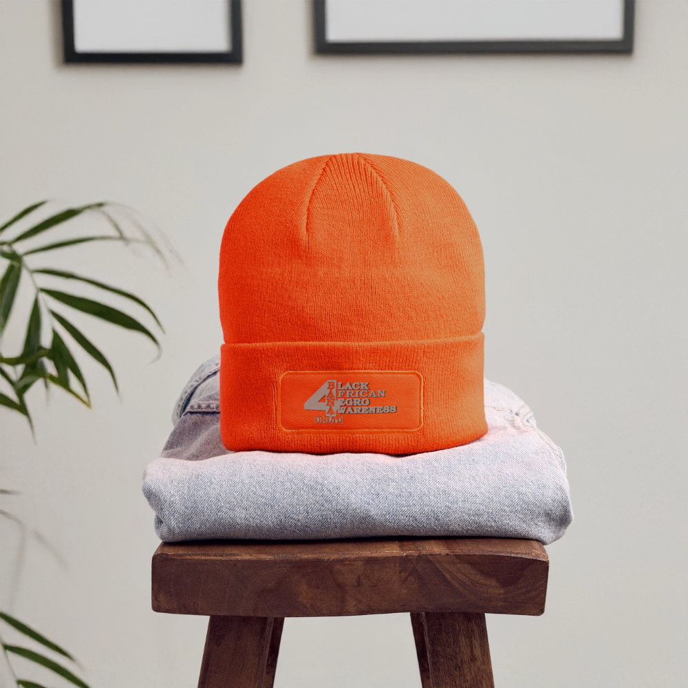 4 Banau G1 Patch Beanie - neon orange