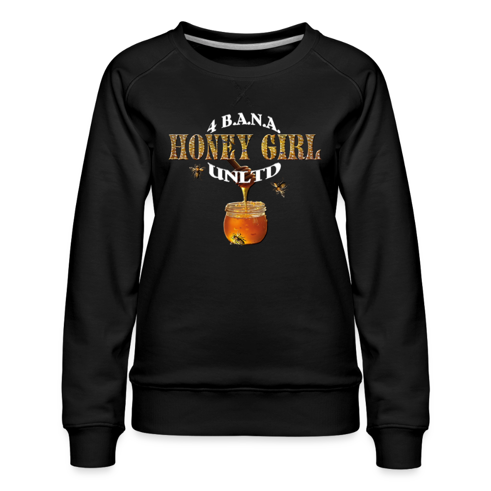 4 Banau Honey Girl W Women’s Premium Sweatshirt - black