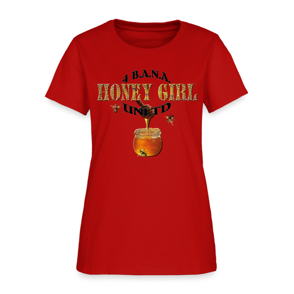 4 Banau Honey Girl B Women's T-Shirt - red