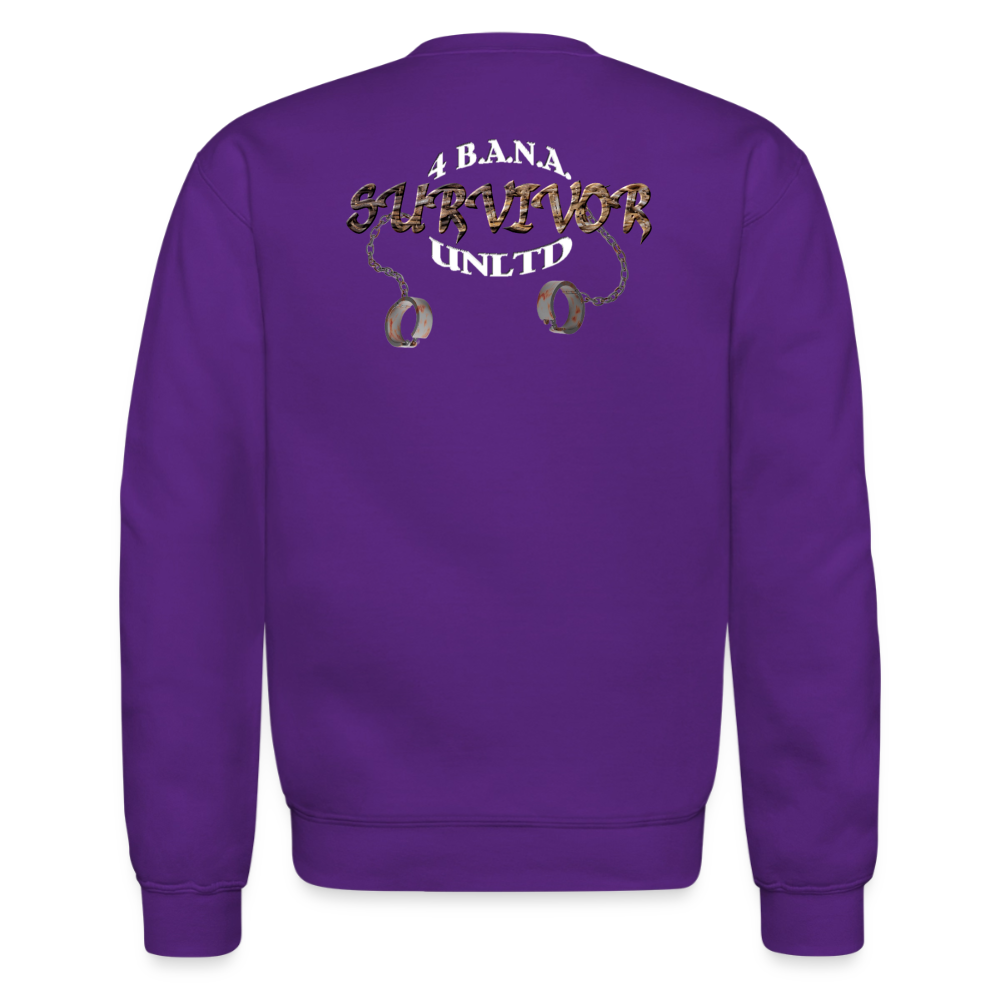 4 Banau Survivor W Crewneck Sweatshirt - purple