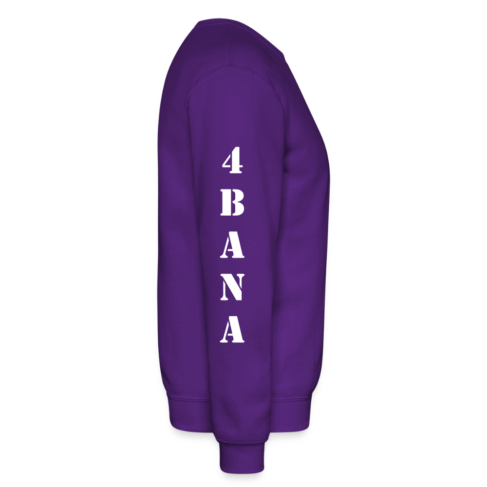 4 Banau W1 Unisex Crewneck Sweatshirt - purple