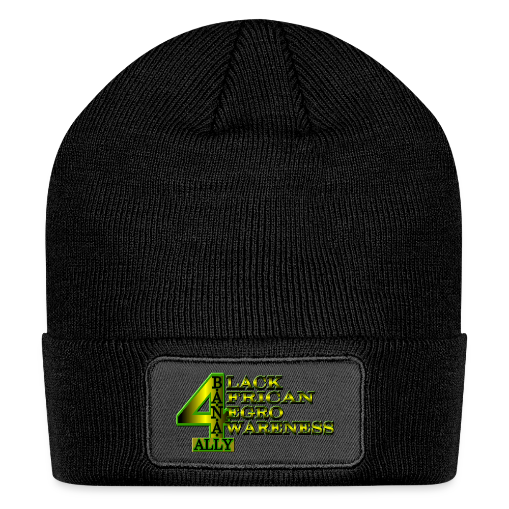 4 Banau S1 Patch Beanie - black