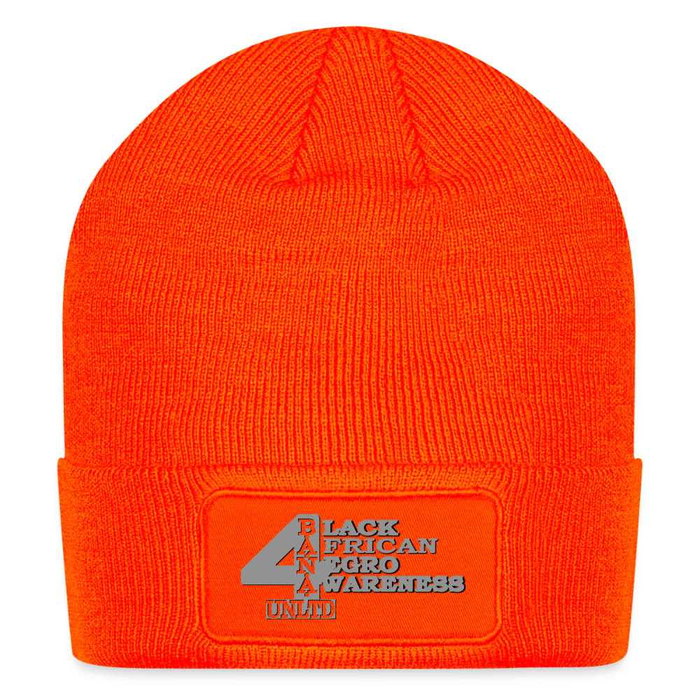 4 Banau G1 Patch Beanie - neon orange