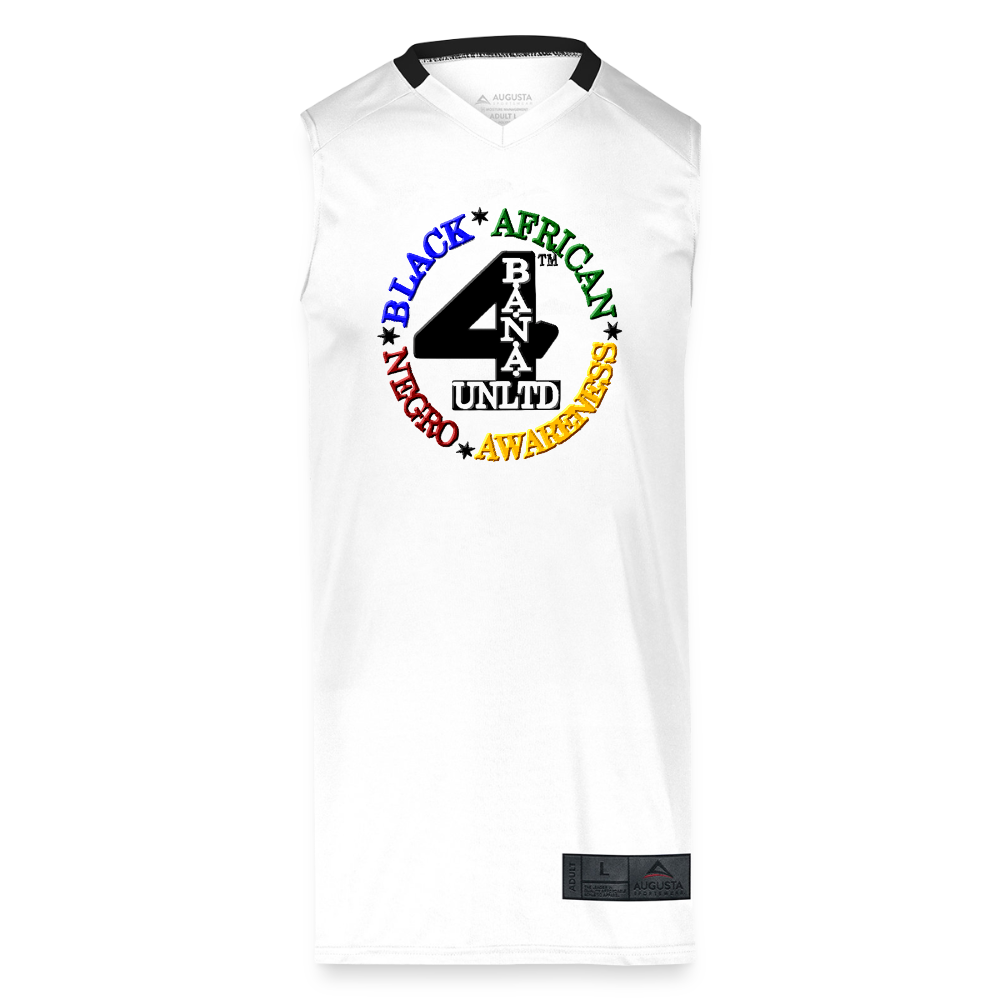 4 Banau MB1 Basketball Jersey - white/black