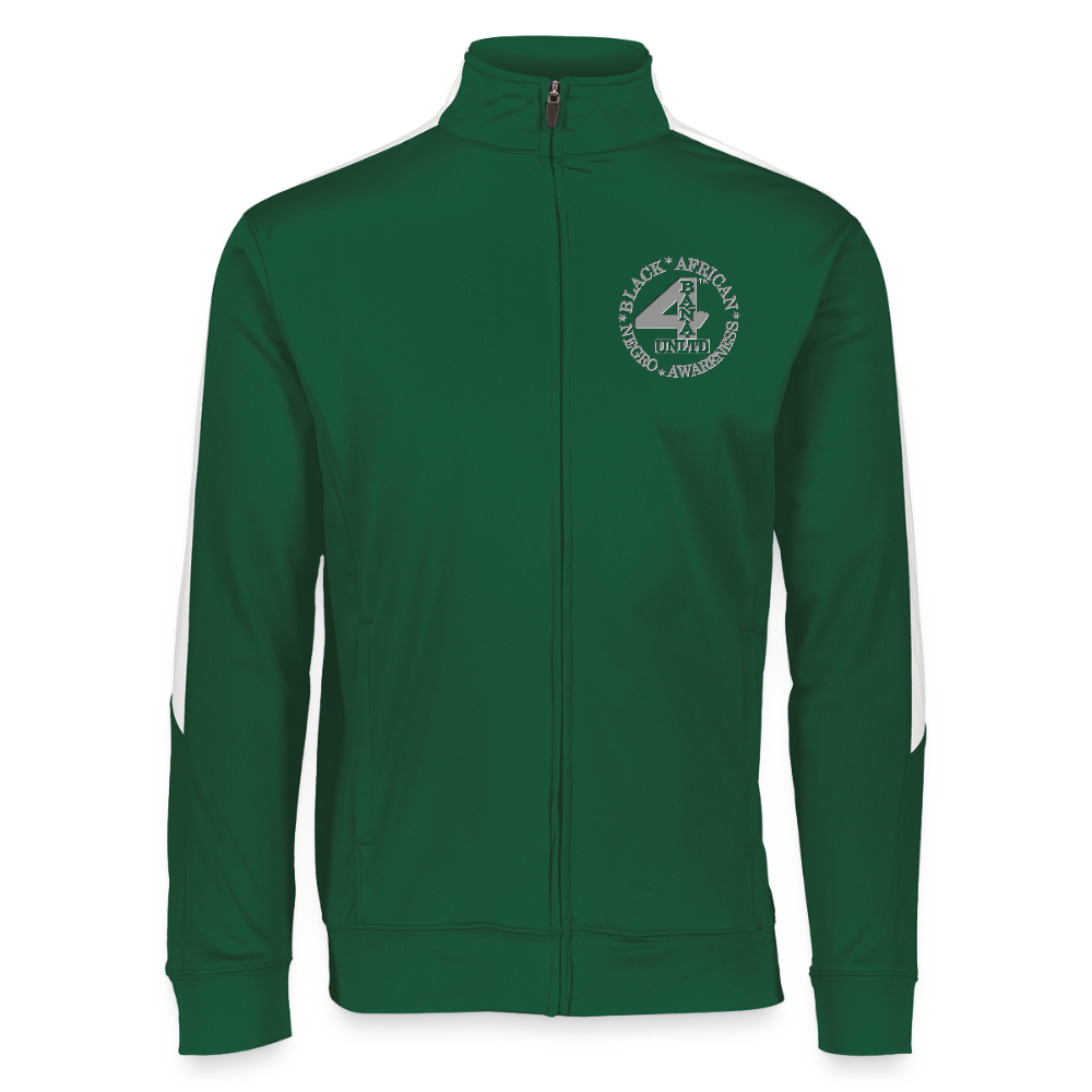 4 Banau G1 Unisex 2.0 Medalist Jacket - dark green/white