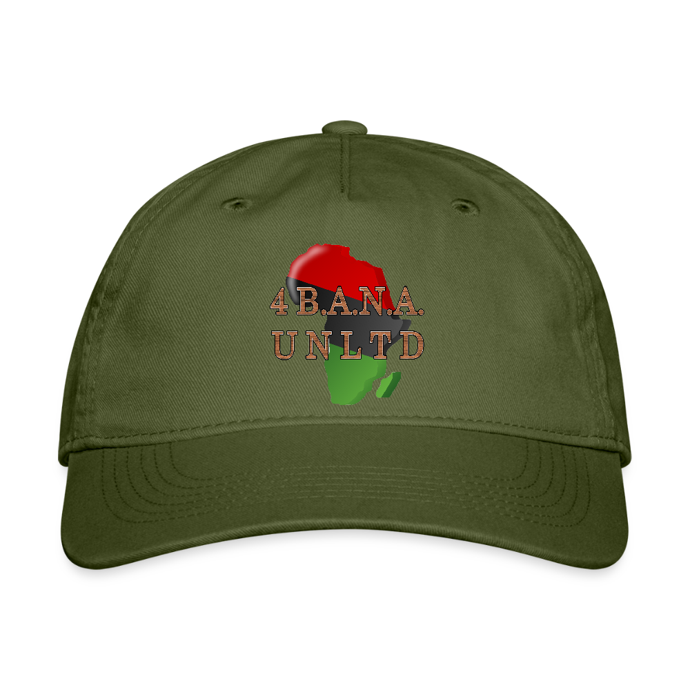 4 Banau Africa Organic Baseball Cap - olive green