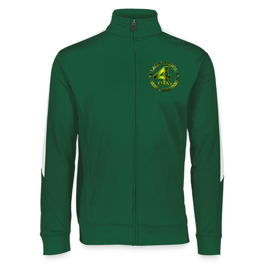 4 Banau S1 Unisex 2.0 Medalist Jacket - dark green/white