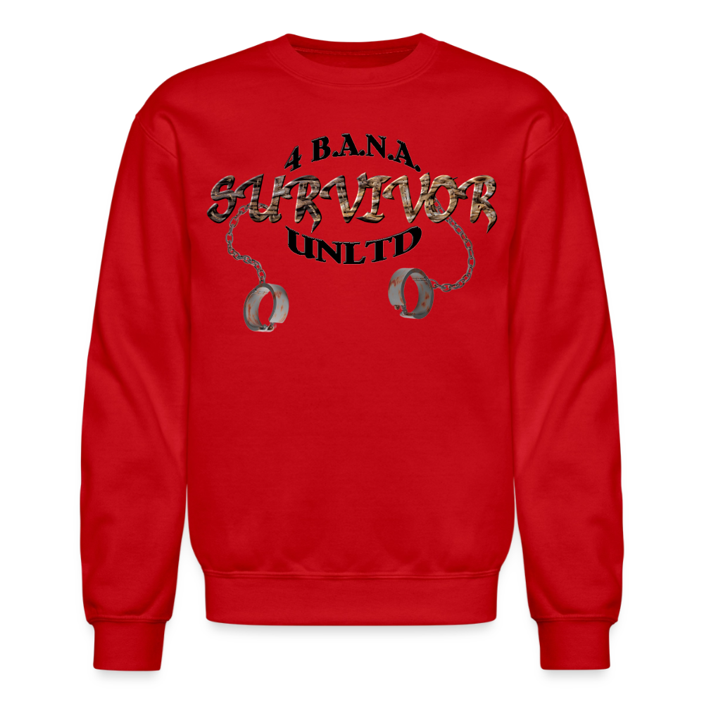 4 Banau Survivor B Crewneck Sweatshirt - red