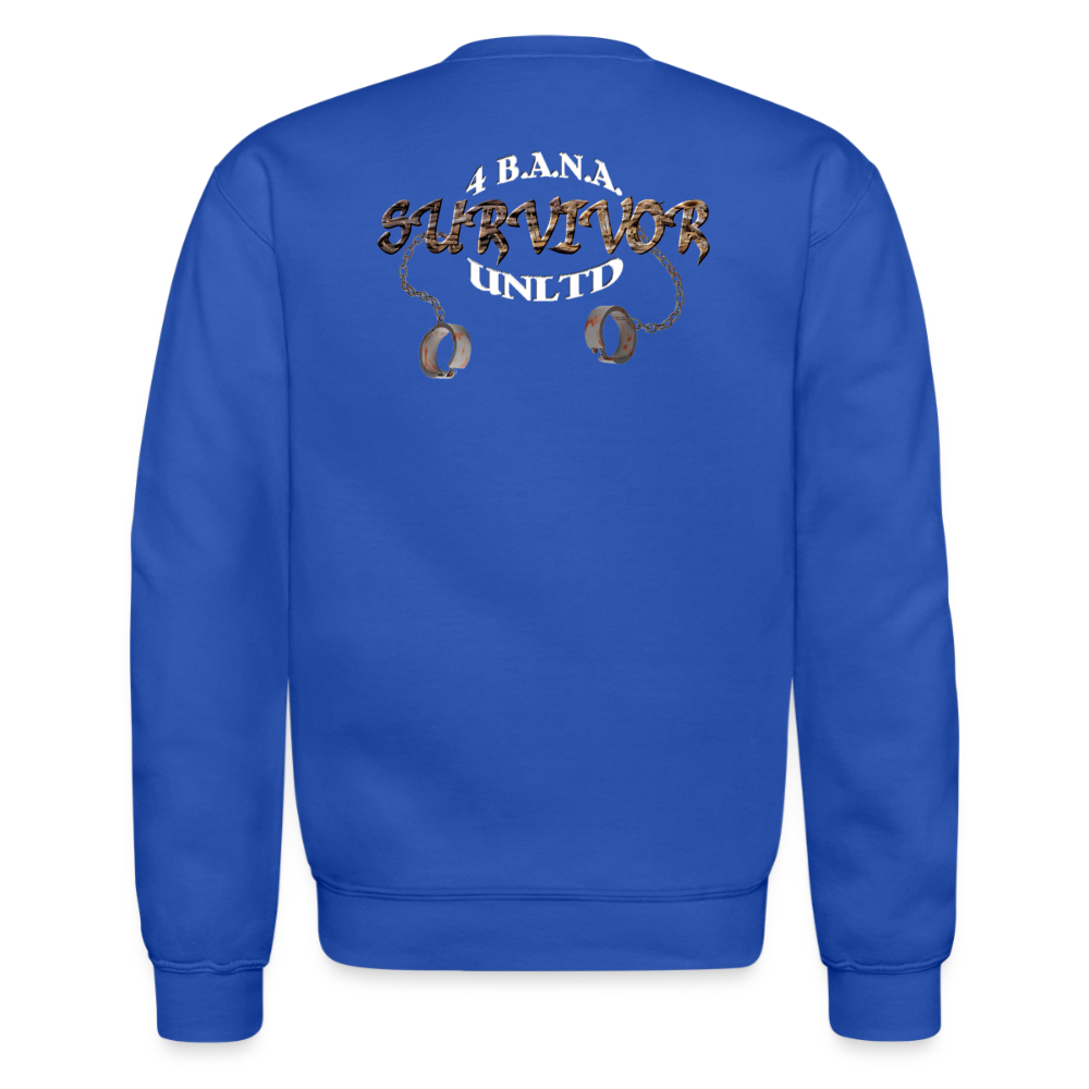 4 Banau Survivor W Crewneck Sweatshirt - royal blue