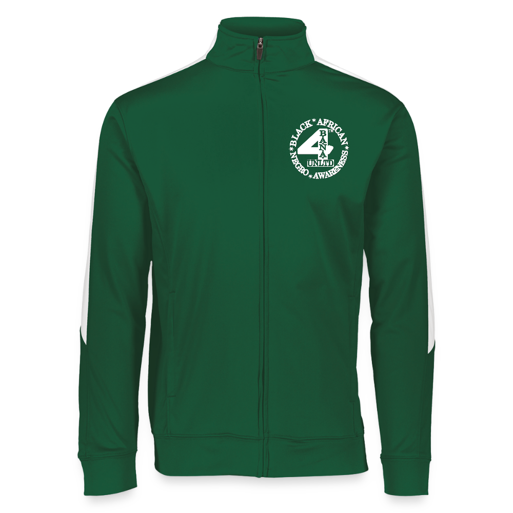 4 Banau W1 Unisex 2.0 Medalist Jacket - dark green/white