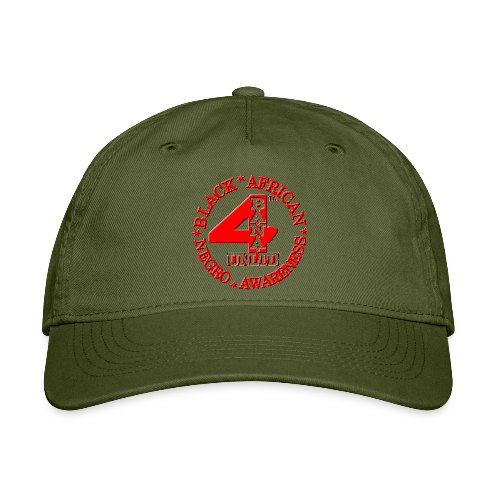 4 Banau R1 Organic Baseball Cap - olive green
