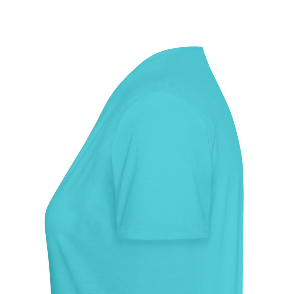 Willis Mocha Women's V-Neck T-Shirt - aqua