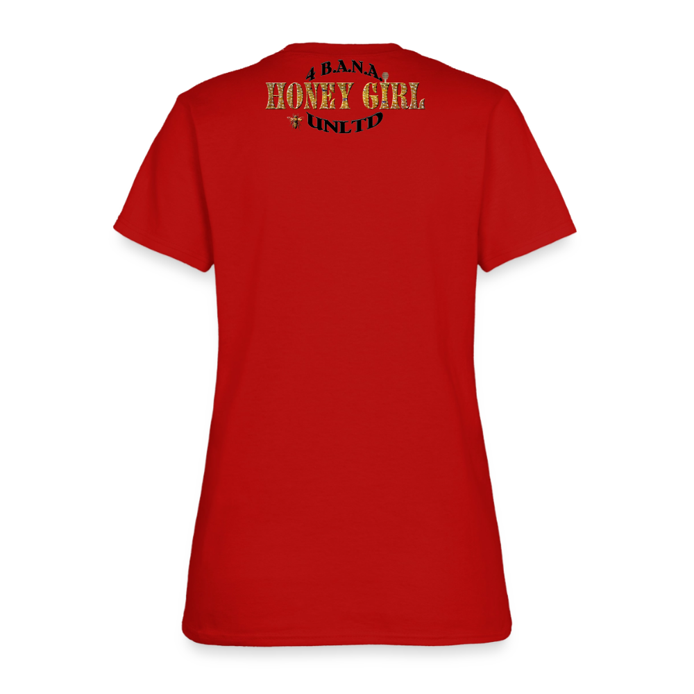 4 Banau Honey Girl B Women's T-Shirt - red