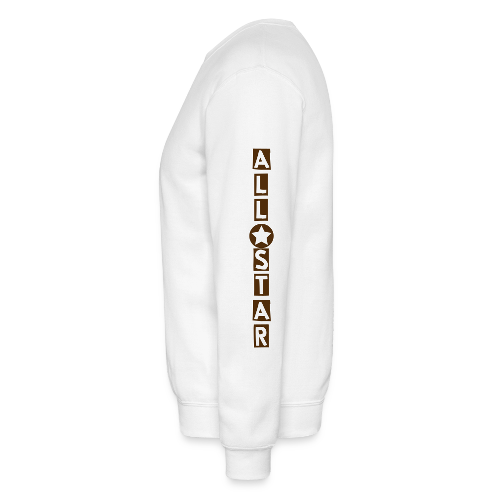 Baseball Member Crewneck Sweatshirt - white