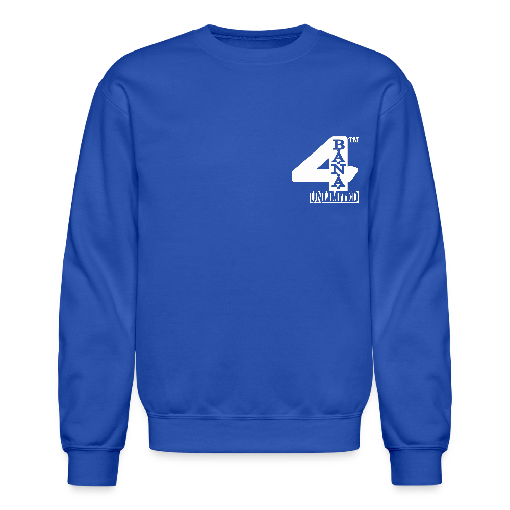 4 Banau W1 Unisex Crewneck Sweatshirt - royal blue