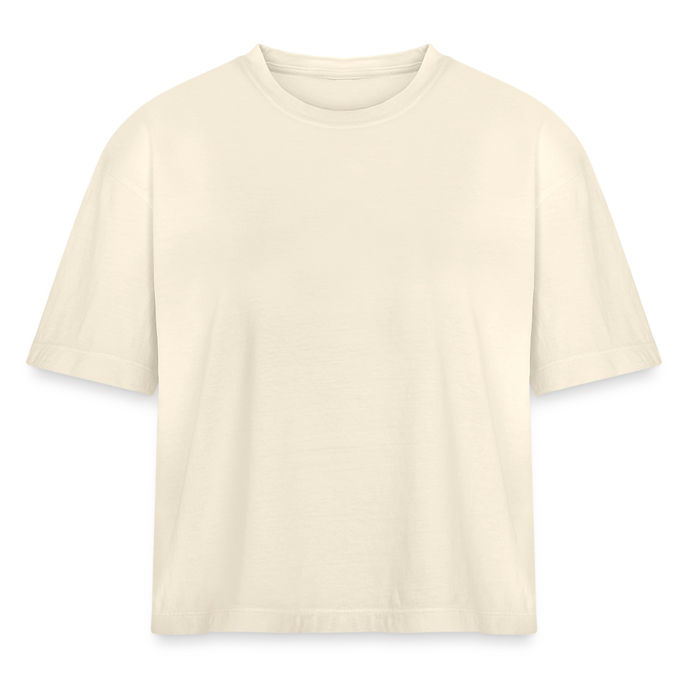 Women's Heavyweight Cropped T-Shirt - ivory