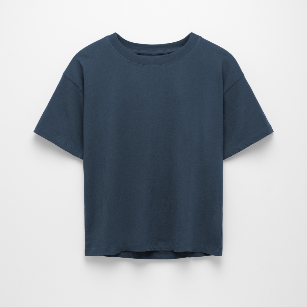 Boxy Fit Unisex T-Shirt - denim