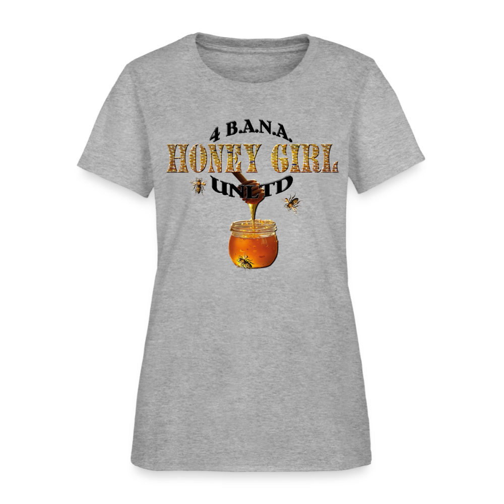 4 Banau Honey Girl B Women's T-Shirt - heather gray