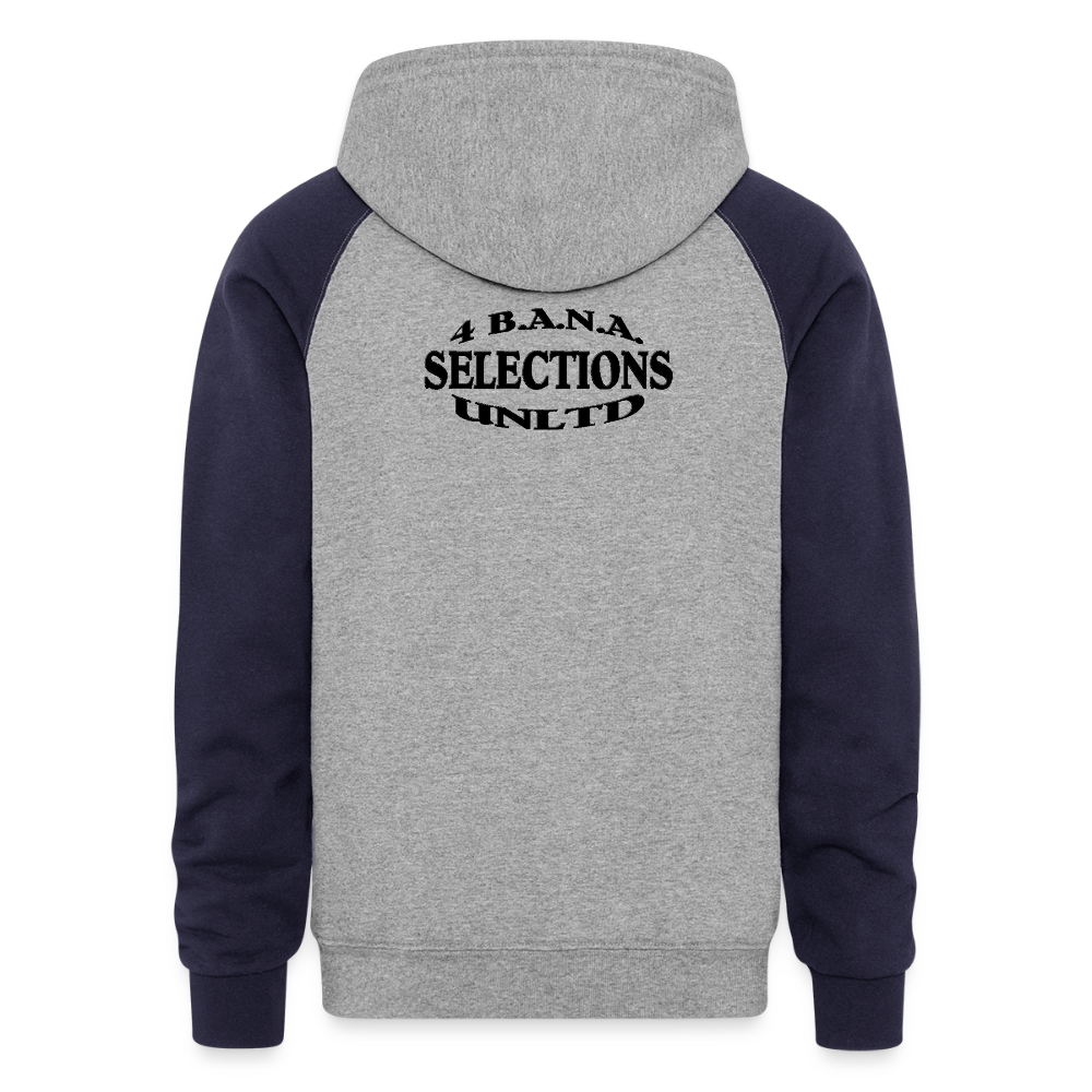 Best West Mocha Luv Unisex Hoodie - heather gray/navy