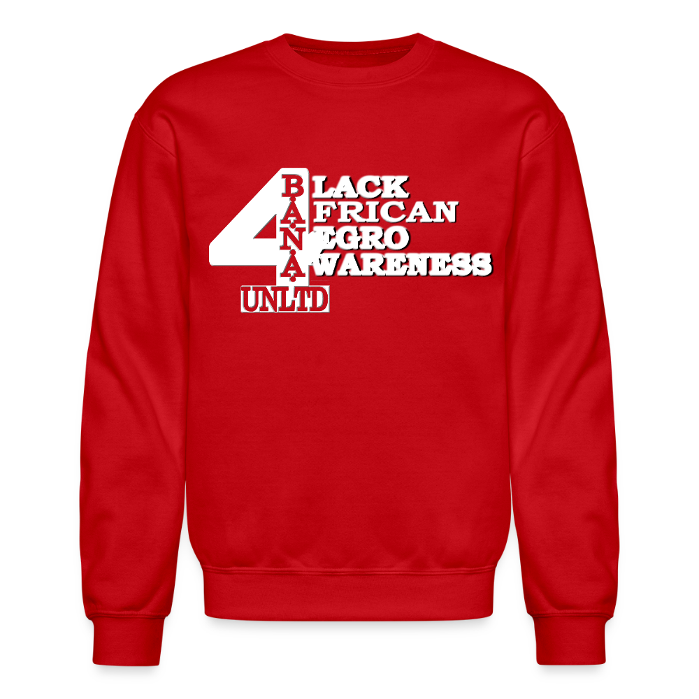 4 Banau W2 Unisex Crewneck Sweatshirt - red