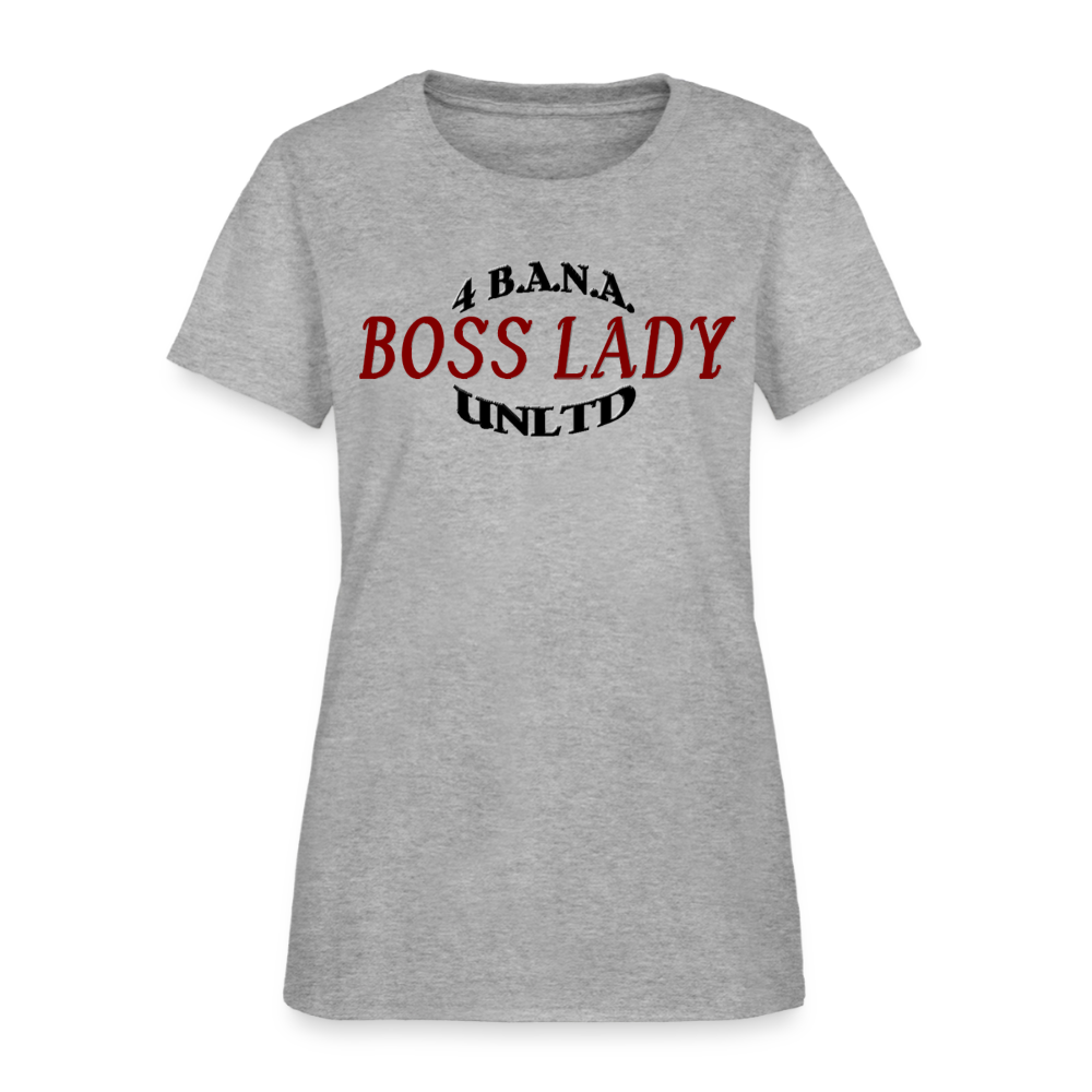 4BR Boss Lady Women's T-Shirt - heather gray