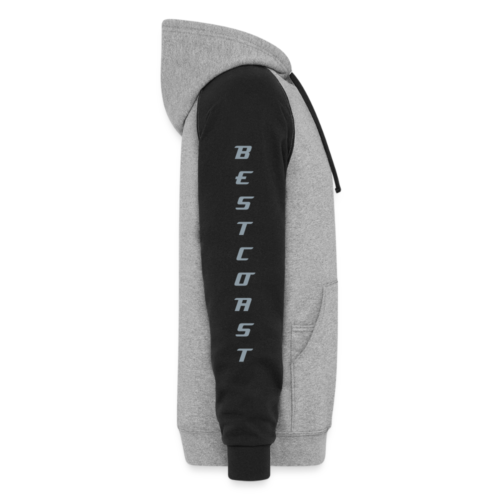 Best West Latte Luv Unisex Hoodie - heather gray/black