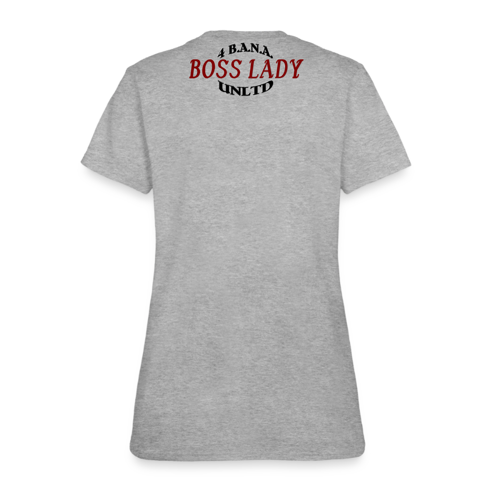 4BR Boss Lady Women's T-Shirt - heather gray