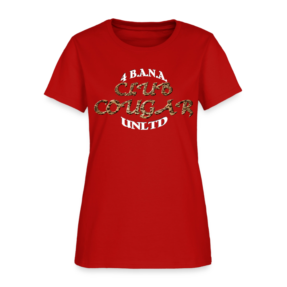 4 Banau Club Cougar W Women's T-Shirt - red
