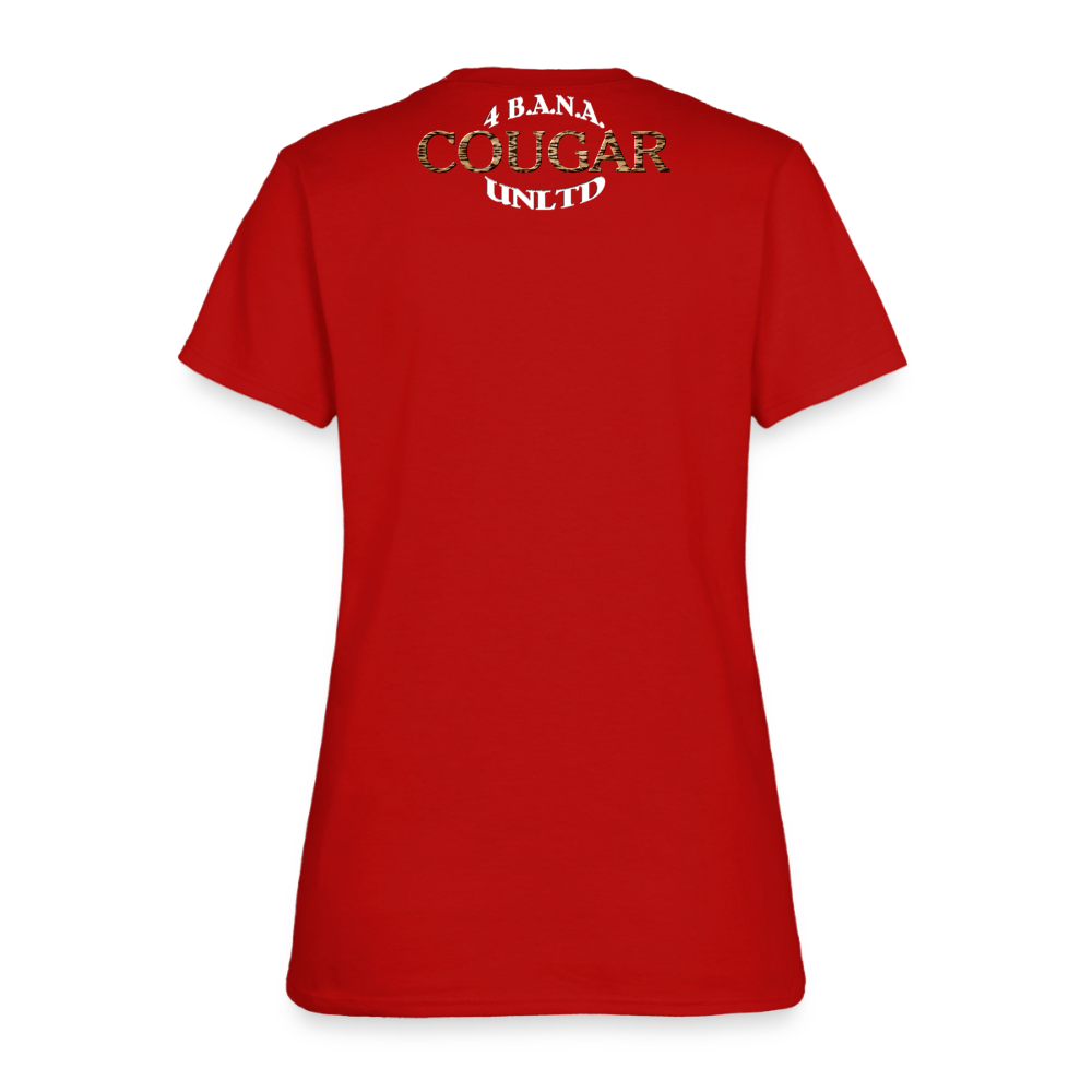 4 Banau Club Cougar W Women's T-Shirt - red
