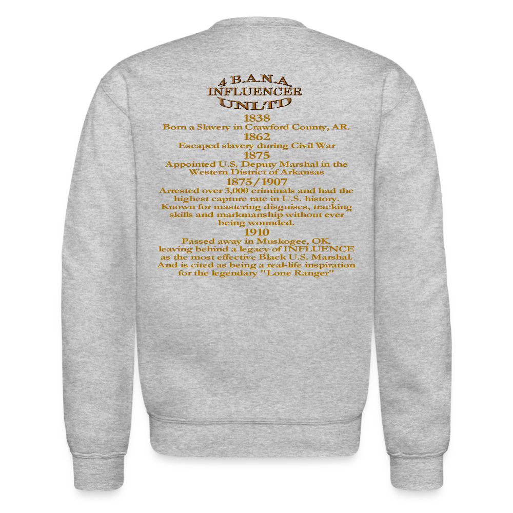 Bass Reeves Crewneck Sweatshirt - heather gray
