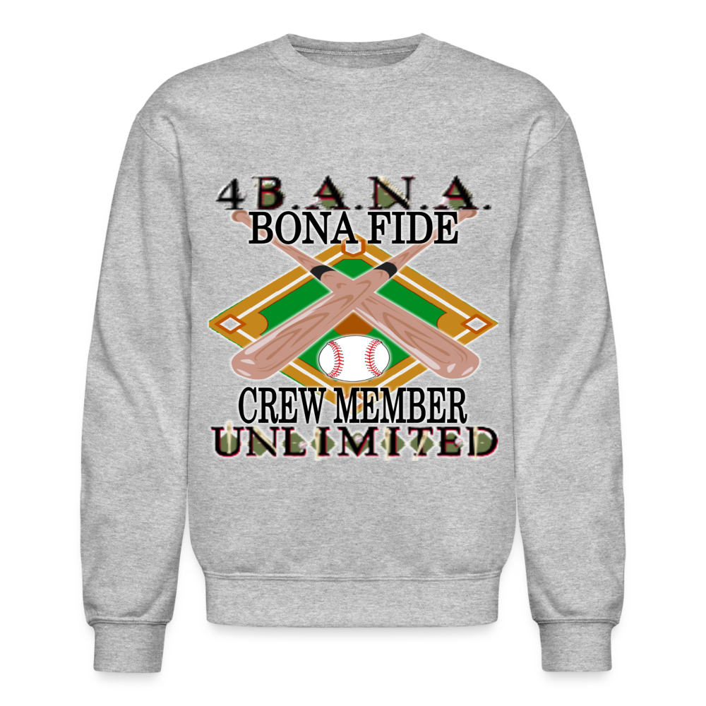 Baseball Member Crewneck Sweatshirt - heather gray