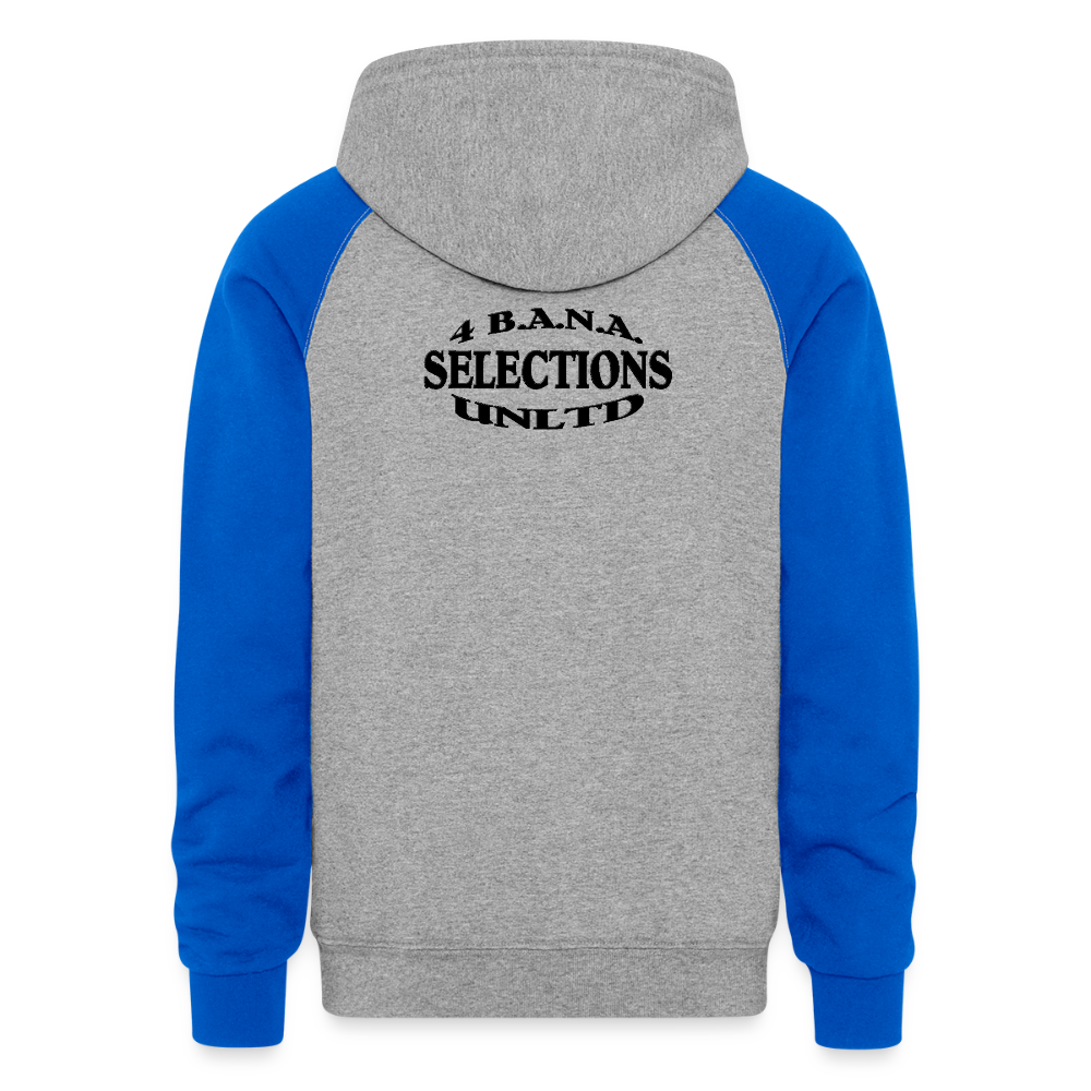Best West Mocha Luv Unisex Hoodie - heather grey/royal