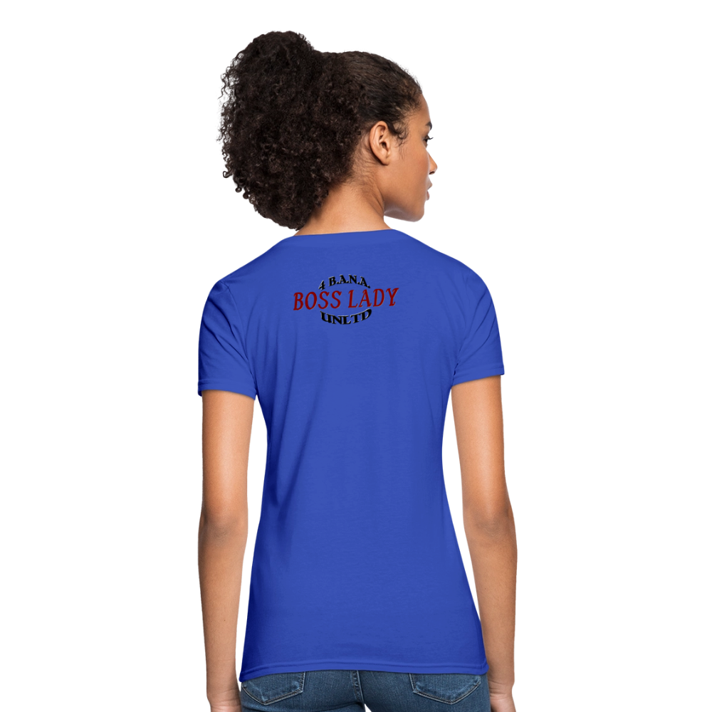 4BR Boss Lady Women's T-Shirt - royal blue