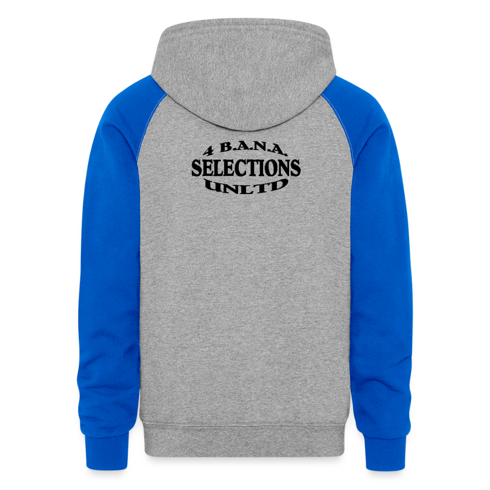 Best West Coco Luv Unisex Hoodie - heather grey/royal