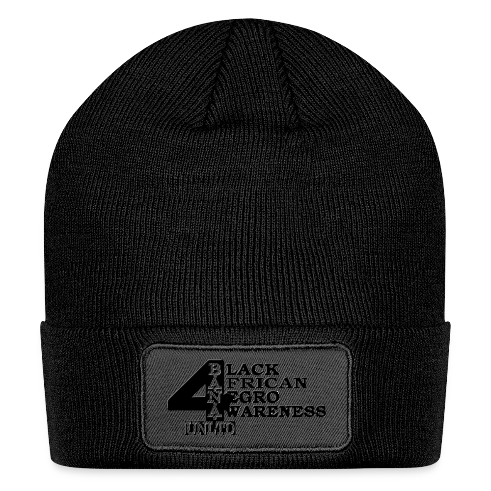4 Banau B1 Patch Beanie - black