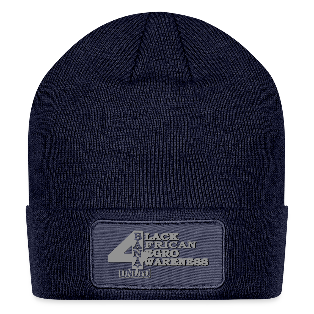 4 Banau G1 Patch Beanie - navy