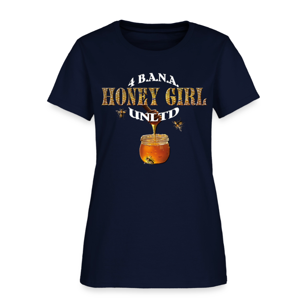 4 Banau Honey Girl W Women's T-Shirt - navy