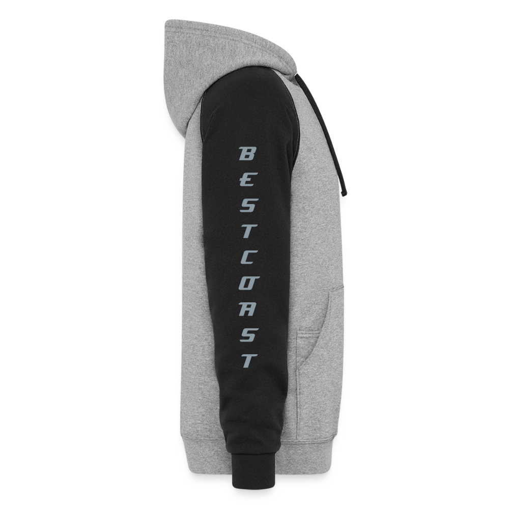 Best West Mocha Luv Unisex Hoodie - heather gray/black