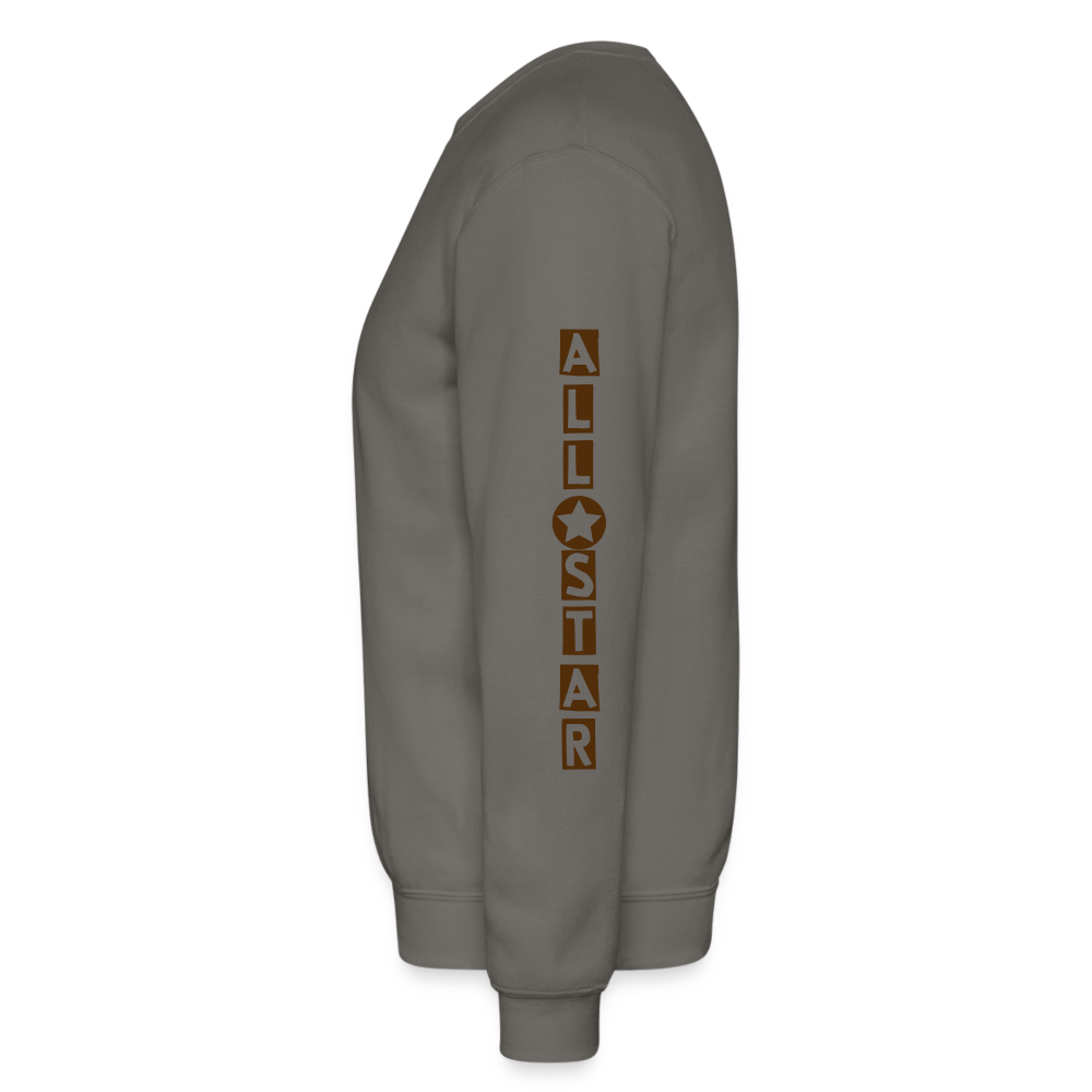 Baseball Member Crewneck Sweatshirt - asphalt gray