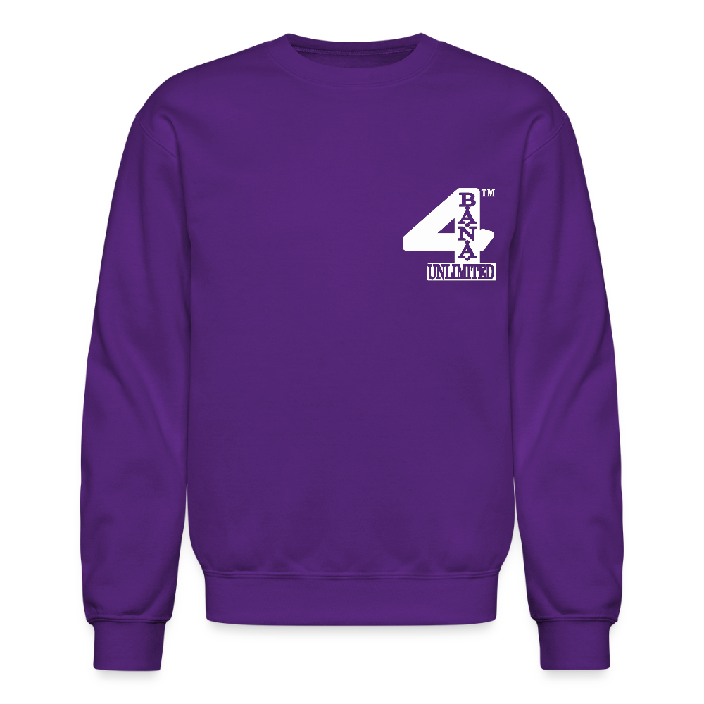 4 Banau W1 Unisex Crewneck Sweatshirt - purple