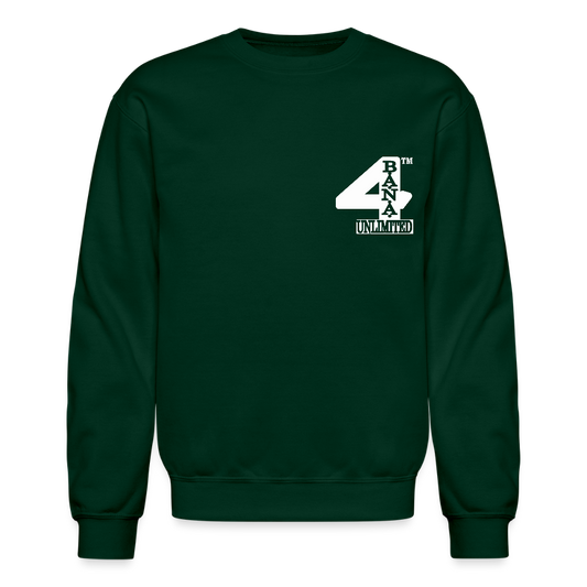 4 Banau W1 Unisex Crewneck Sweatshirt - forest green