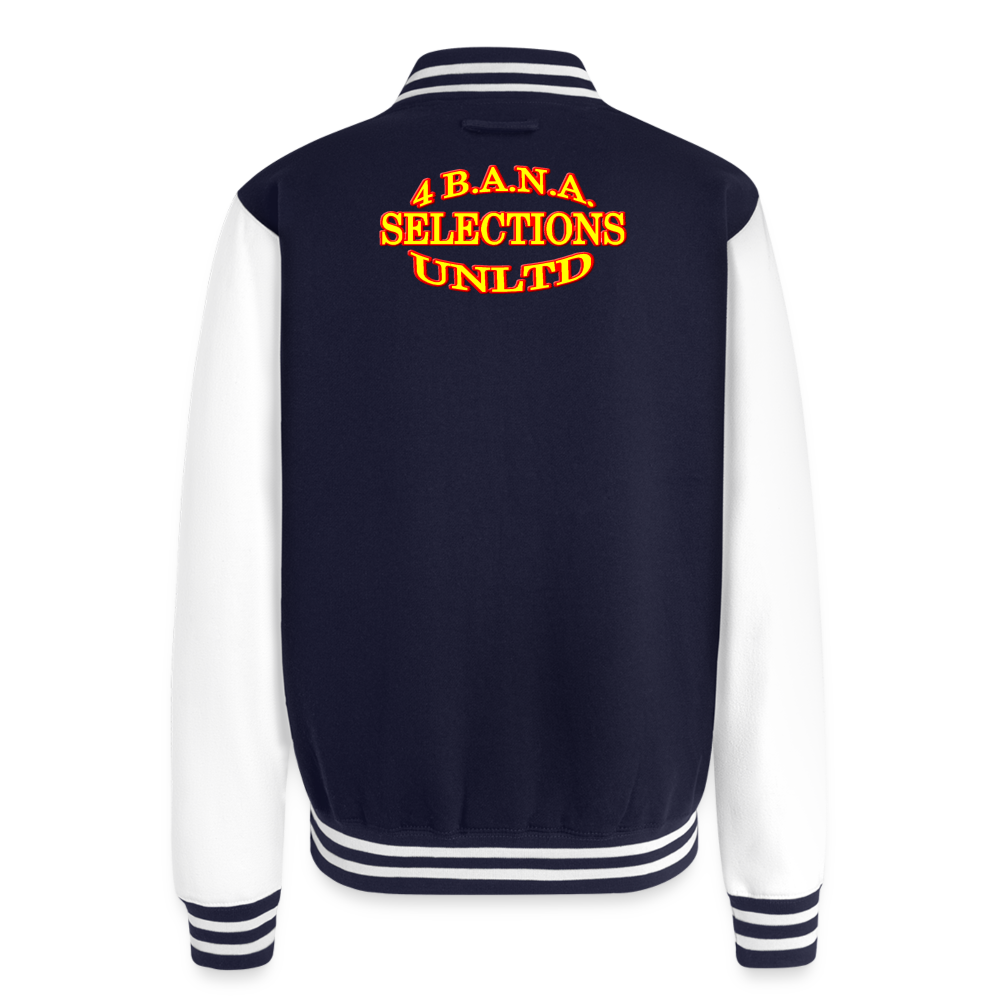 Chiefs' Red Dog Nation Y1 Heavyweight Letterman Jacket - navy/white