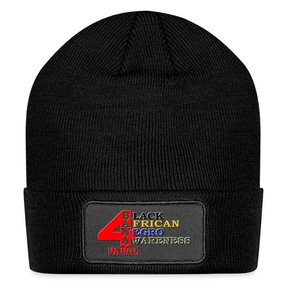 4 Banau R1 Patch Beanie - black