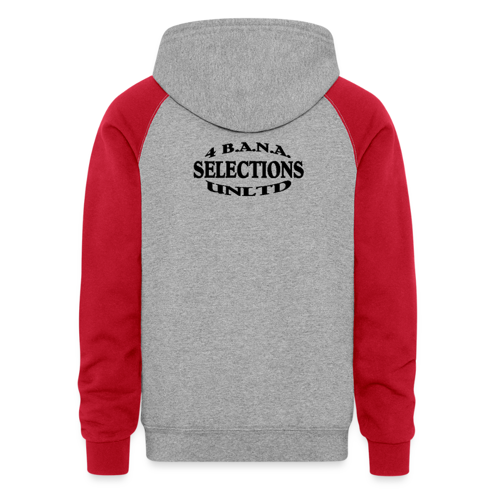 Best West Coco Luv Unisex Hoodie - heather grey/red