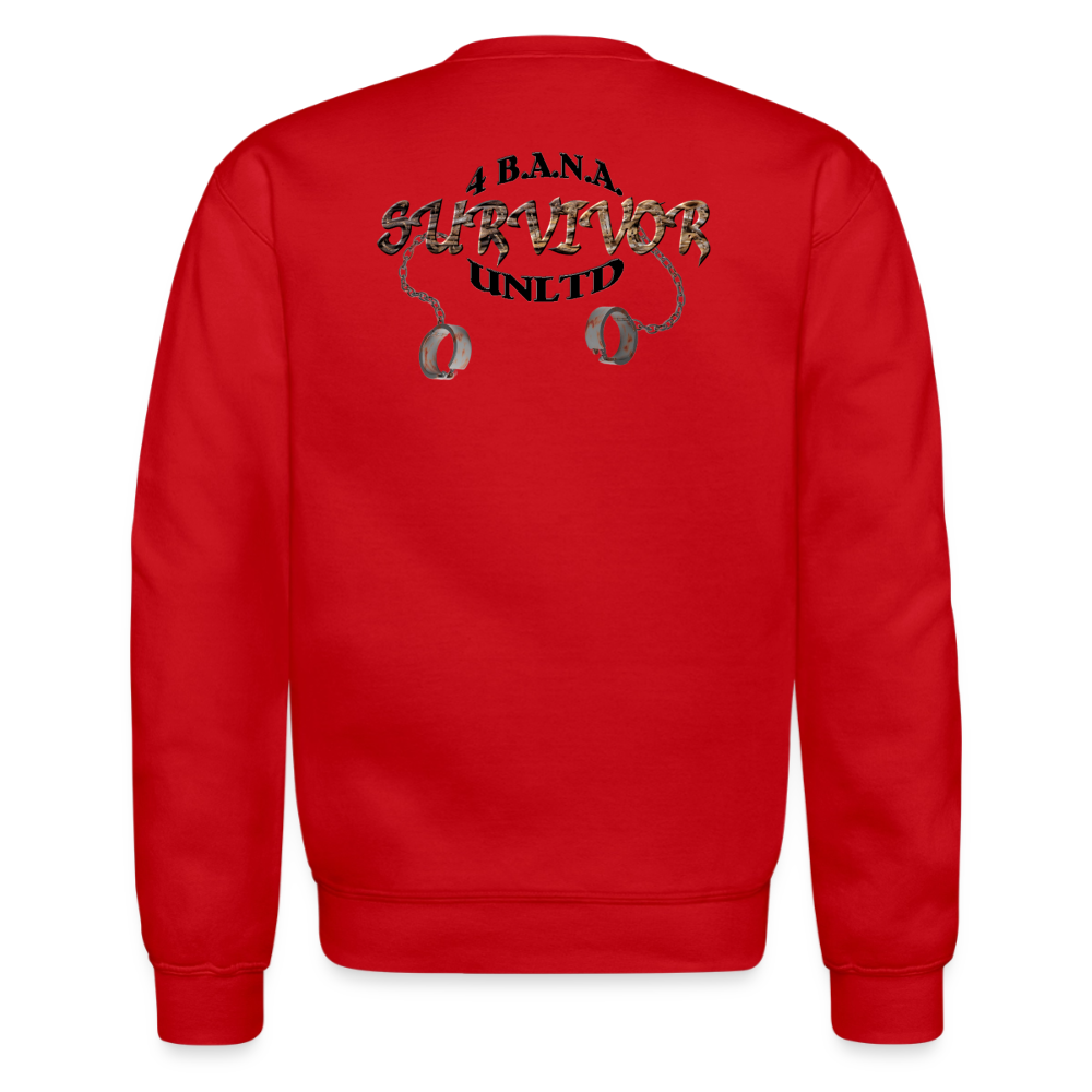 4 Banau Survivor B Crewneck Sweatshirt - red